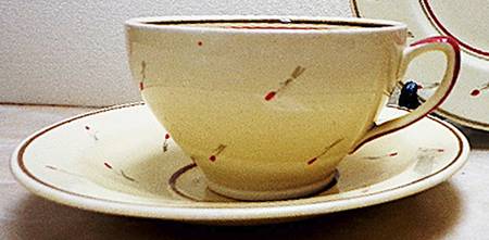 WOO220 Footed Cup & Saucer Set
