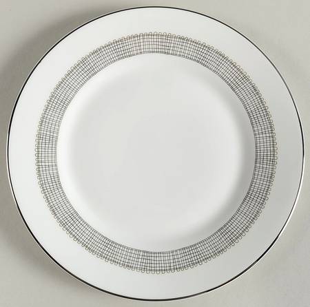 Gilded Weave Platinum Salad Plate