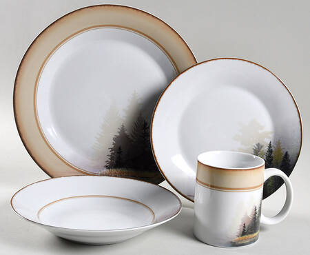 Misty Forest 4 Piece Place Setting