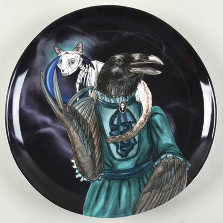 Dapper Animal Salad Plate