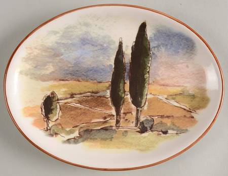 WSO132 8" Oval Plate