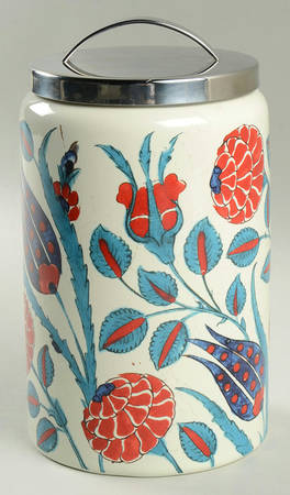 Iznik Large Canister & Lid
