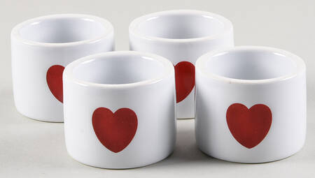 Valentine's Day Napkin Ring - Set of 4