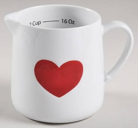 Valentine's Day 2 Cup Measuring Cup