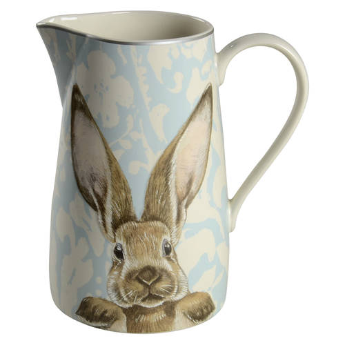 Damask Easter Bunny 85 Oz Pitcher