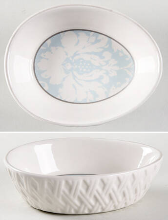 Damask Easter Bunny Ramekin