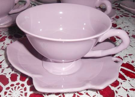 WRBWRB1 Footed Cup & Saucer Set