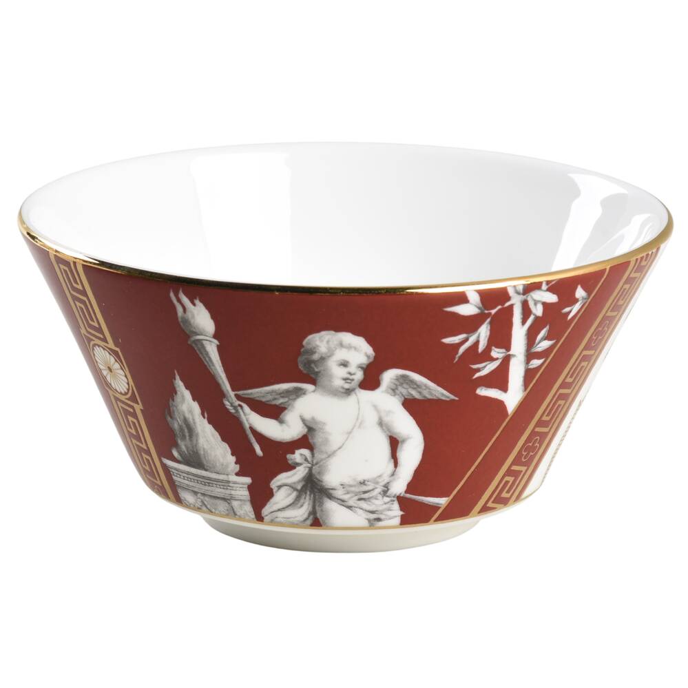 Renaissance Red Accent Rice Bowl
