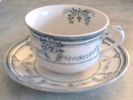 Avon Flat Cup & Saucer Set