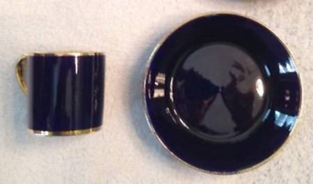 WAE64 Flat Demitasse Cup & Saucer Set