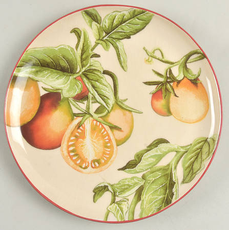 Botanical Tomato Salad Plate