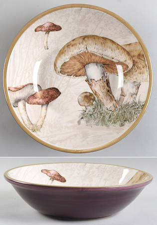 Harvest Botanical 9" Soup/Pasta Bowl