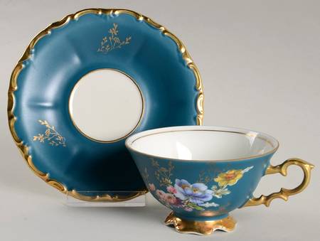 WLD41 Footed Cup & Saucer Set