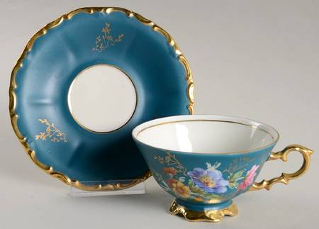 WLD41 Footed Cup & Saucer Set