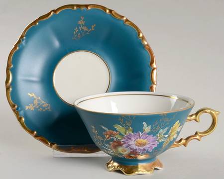 WLD41 Footed Cup & Saucer Set