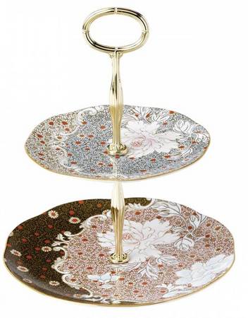 Daisy Tea Story 2-Tier Serving Tray