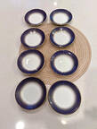 Lismore Diamond Lapis Saucer