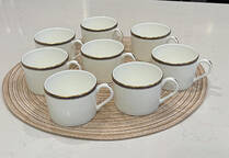 Lismore Diamond Lapis Flat Cup