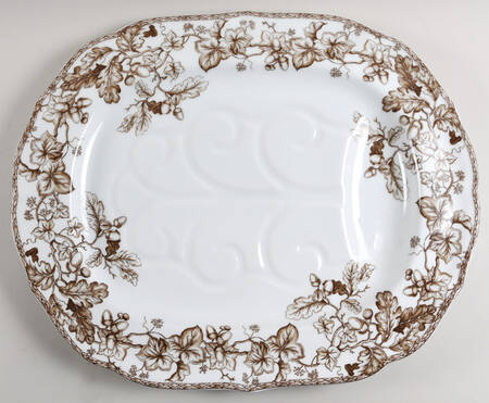 Plymouth 20" Oval Platter with Well