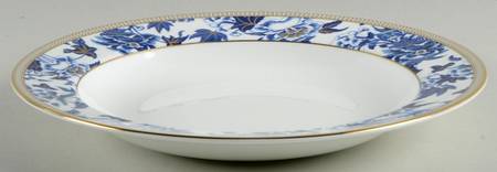 Hibiscus Large Rim Soup Bowl