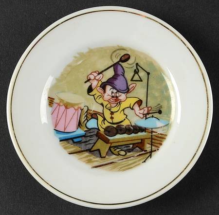 Snow White&The Seven Dwarfs Child's Plate