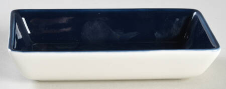 Vera Simplicity Indigo Chevron Tray Dish for Tray & Dish Set