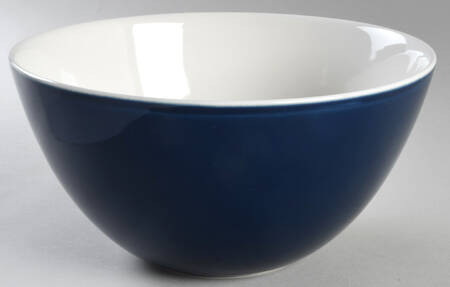 Vera Simplicity Indigo Chevron 10" Large Salad Serving Bowl