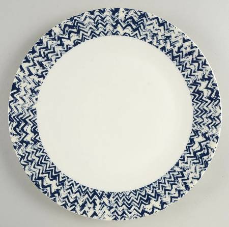 Vera Simplicity Indigo Chevron by Wedgwood
