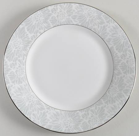 Vera Chantilly Lace Gray Salad Plate