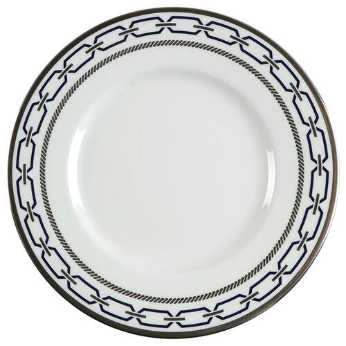 With Love Nouveau Indigo Accent Salad Plate