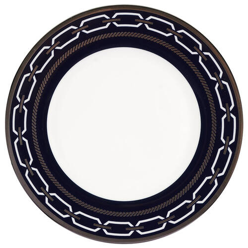 With Love Nouveau Indigo Salad Plate