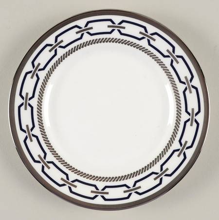 With Love Nouveau Indigo Bread & Butter Plate