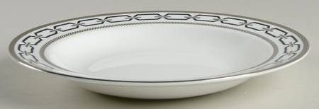 With Love Nouveau Indigo Large Rim Soup Bowl