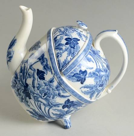 Peony (Blue Transfer) by Wedgwood