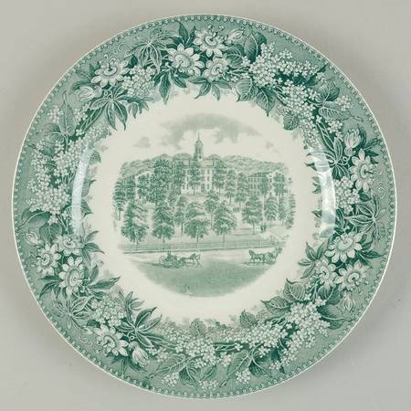 Ohio University Green (Floral Border) by Wedgwood