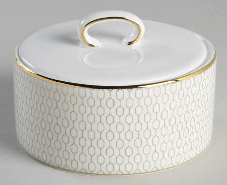Arris Gio Gold Sugar Bowl & Lid