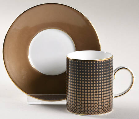 Arris Gio Gold Espresso Cup and Saucer Set