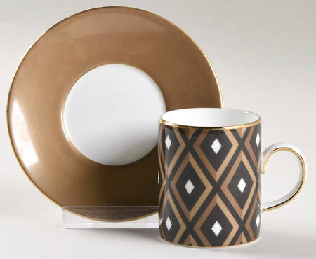 Arris Gio Gold Espresso Cup and Saucer Set