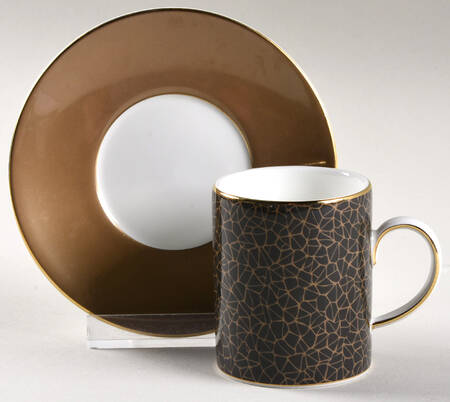 Arris Gio Gold Espresso Cup and Saucer Set