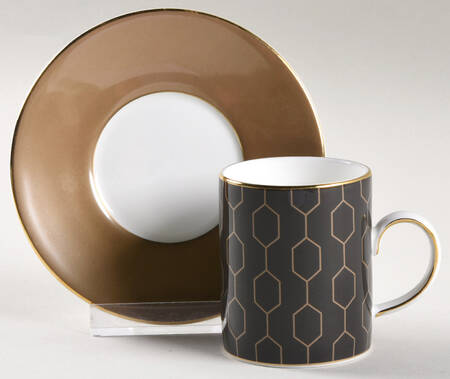 Arris Gio Gold Espresso Cup and Saucer Set