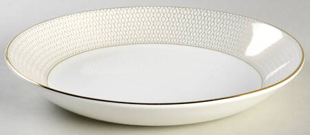 Arris Gio Gold Deep Dinner Plate