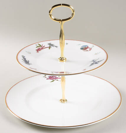 Mythical Creatures 6 5/8"-10"  2 Tiered Serving Tray (Dp, Sp) HC