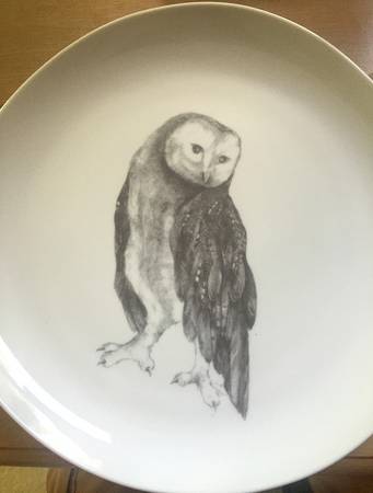 Winter Solstice Animal Dessert/Pie Plate