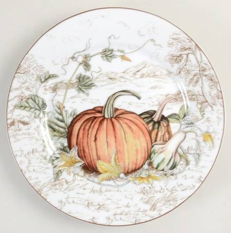 Plymouth Pumpkin Salad Plate