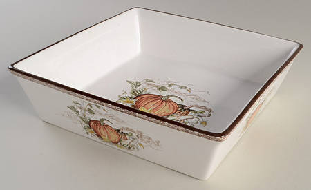 Plymouth Pumpkin 9" Square Baker