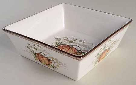 Plymouth Pumpkin 8" Square Baker