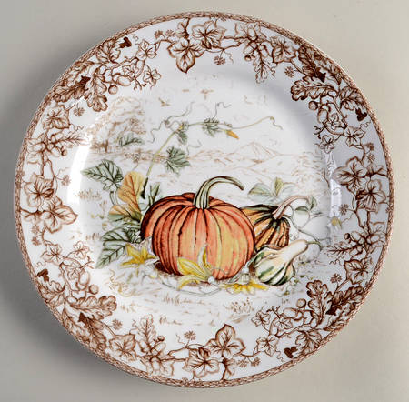 Plymouth Pumpkin Dinner Plate
