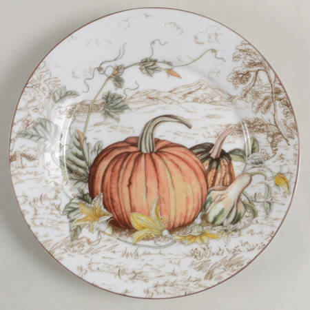 Plymouth Pumpkin Appetizer Plate