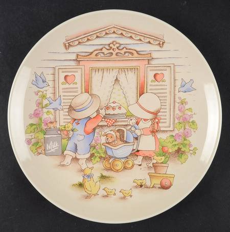 Country Kids Dessert/Pie Plate
