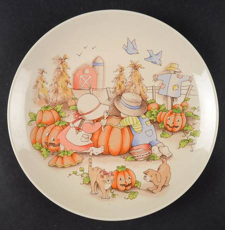 Country Kids Dessert/Pie Plate